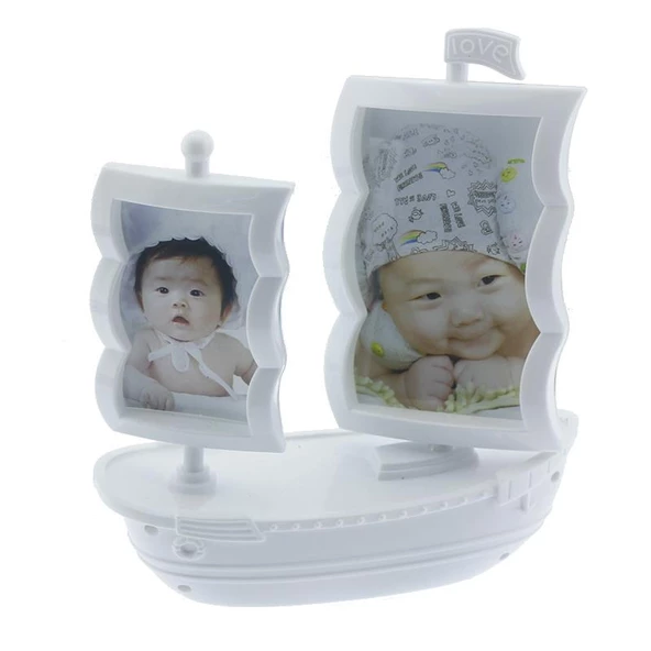 Yelkenli Bebek Fotoğraf Çerçevesi Müzik Kutusu ürün görseli 1