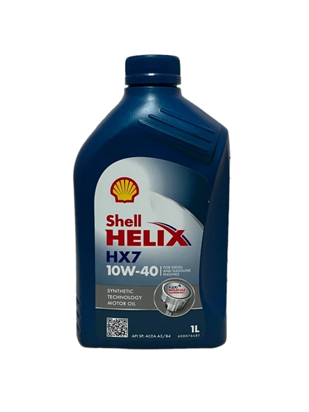 Shell Helix Hx7 10W-40 Sentetik Motor Yağı 1 Litre ürün görseli 1