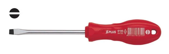 Cerpa X-Plus Düz Uçlu Tornavida 3x80 ürün görseli 1