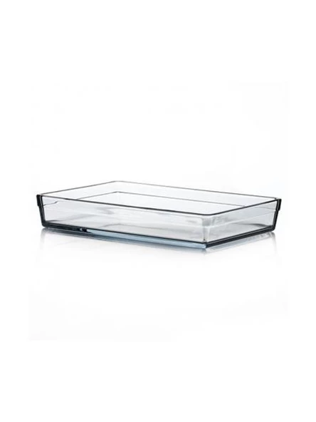 Paşabahçe 59334 Dikdörtgen Borcam Tepsi 35,7x25,7cm 4350 cc ürün görseli 1