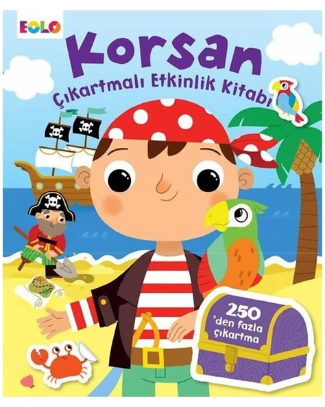 Korsan Çıkartmalı Etkinlik Kitabı Eolo Yayınları ürün görseli 1