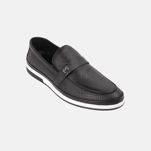 MARCOMEN 15166 LOAFER DELİKLİ YAZLIK DERİ ERKEK AYAKKAB ürün görseli 1
