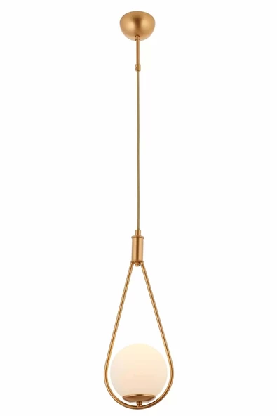 Sarı Kaplama Modern Avize A-431-1 - Resim 2