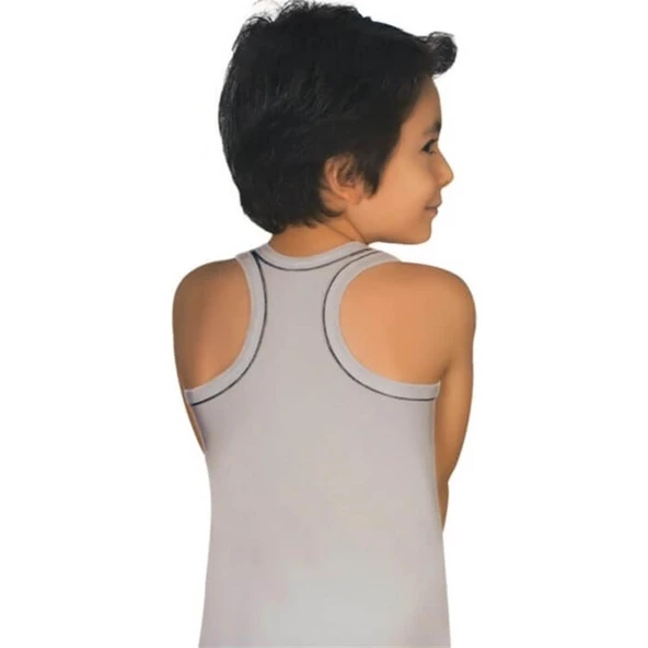 Tutku Erkek Çocuk Gri Spor Atlet 6lı Paket 0130 ürün görseli 1
