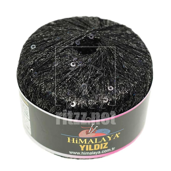 Himalaya Yıldız / Siyah Simli Siyah Pullu / 58105 - Resim 2
