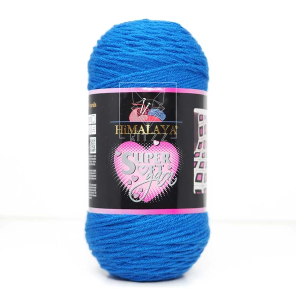 Himalaya Super Soft Yarn 80827 Mavi ürün görseli 1