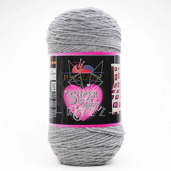 Himalaya Super Soft Yarn 80864 Orta Gri - Resim 2