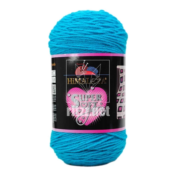 Himalaya Super Soft Yarn 80834 Koyu Turkuaz ürün görseli 1
