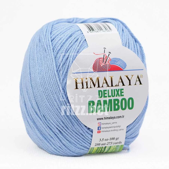 Himalaya Deluxe Bamboo 124-14 Açık Mavi ürün görseli 1