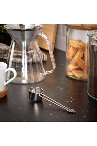 IKEA ANGSBLAVINGE 15 CM ÖLÇEK KAHVE ÖLÇEĞİ PASLNMAZ ÇELİK - Resim 4