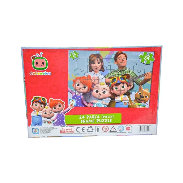 Cocomelon Lisanslı Frame Puzzle/Yapboz 24 Parça - Resim 2