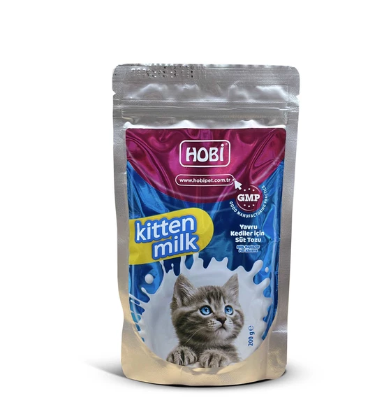 Hobi Kitten Milk Yavru Kediler İçin Süt Tozu 200gr ürün görseli 1