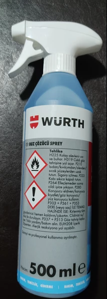 Würth 500 ml Buz Çözücü Sprey - Resim 5