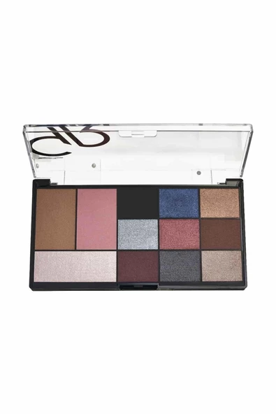 GOLDEN ROSE CITY STYLE FACE&EYE PALETTE SET-02 SMOKEY ürün görseli 1