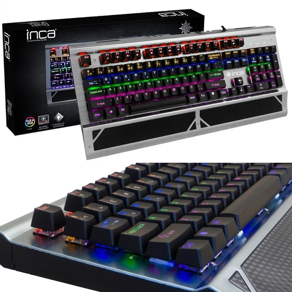 Inca Ikg-444 Professional Switch Rgb Mekanik Gamig Keyboard Klavye ürün görseli 1