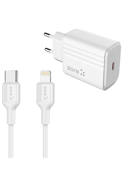 Play Serisi PL2 Type-C to Lightning 2in1 PD Seyahat Şarj Aleti 20W ürün görseli 1