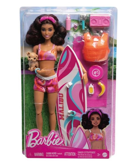 Barbie Sörf Yapıyor Oyun Seti HPL69 ürün görseli 1