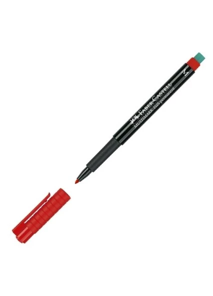 Faber-Castell Permanent M Kırmızı ürün görseli 1