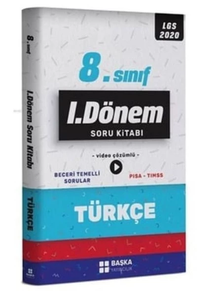 Başka Yayıncılık 8. Sınıf LGS 1. Dönem Türkçe Soru Kitabı ürün görseli 1