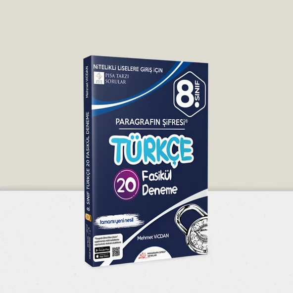 Paragrafın Şifresi Yayıncılık 8. Sınıf Paragrafın Şifresi Türkçe 20 Fasikül Deneme ürün görseli 1