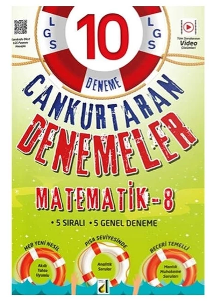 DamlaYayınları  8. Sınıf Matematik Cankurtaran Denemeleri ürün görseli 1