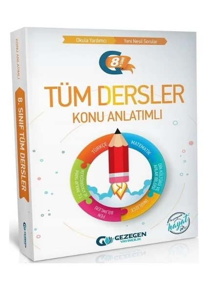 Gezegen Yayıncılık 8. Sınıf Tüm Dersler Konu Anlatımlı ürün görseli 1