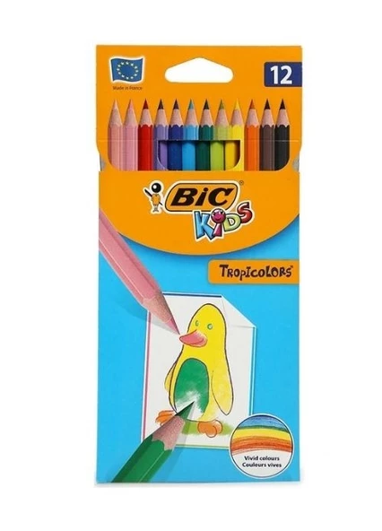 Bıc Tropicolor 12 Li Kutu Boya Kalemi ürün görseli 1