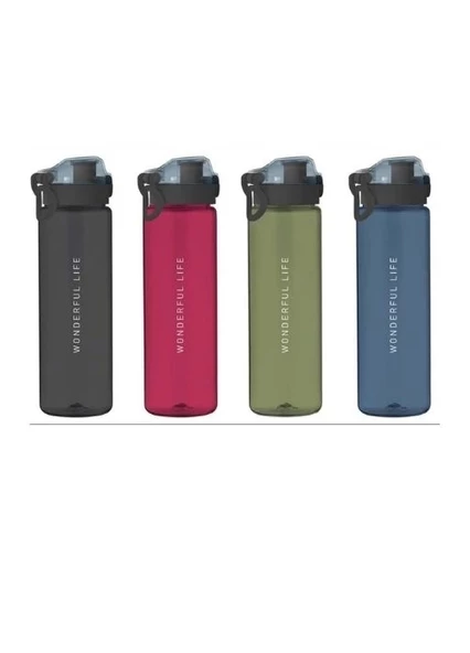 Gıpta Wonderful Sablaj Desenli Tritan Sporcu Matara 500 Ml - Mavi ürün görseli 1