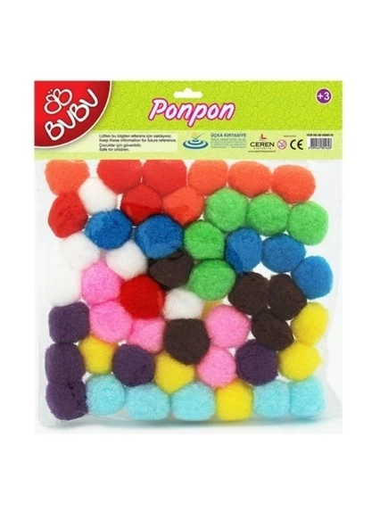 Bu-Bu 50Li 3Cm Ponpon ürün görseli 1