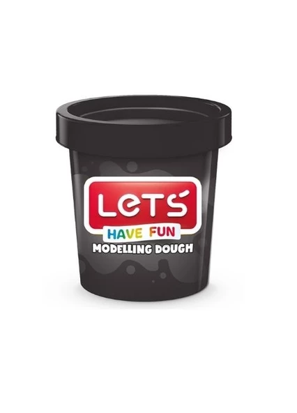 Lets Oyun Hamuru Tek Renk Siyah 150 Gr ürün görseli 1