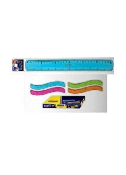 Kırılmaz Cetvel 30 Cm - Rubenıs Esnek Slikonlu Cetvel ürün görseli 1