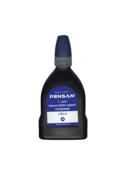 Pensan Tahta Kalemi Mürekkebi 100ml Mavi ürün görseli 1
