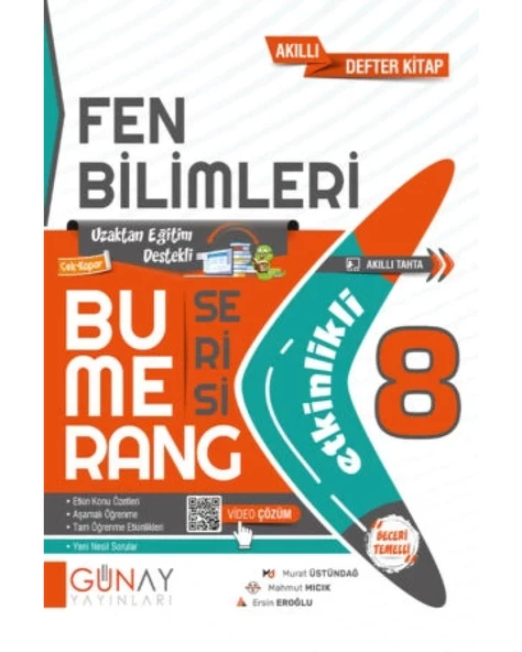 BUMERANG LGS 8. Sınıf Etkinlikli Fen Bilimleri ürün görseli 1
