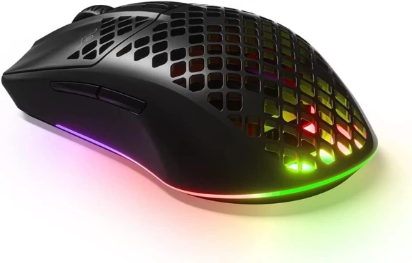 SteelSeries Aerox 3 RGB Wireless Onyx Optik Oyuncu Mouse - TEŞHİR ürün görseli 1