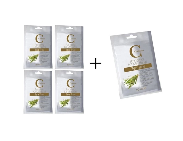 Claderm Tea Tree 20ml 5 'li Avantaj Paketi ürün görseli 1