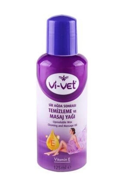 Vi-Vet Ağda Sonrası Temizleme Ve Masaj Yağı E Vitamini 125 ml 1 Ad. ürün görseli 1