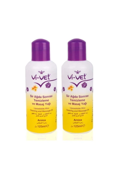 Vi-Vet Ağda Sonrası Temizleme Ve Masaj Yağı Arnica 125 ml 2 Ad. ürün görseli 1
