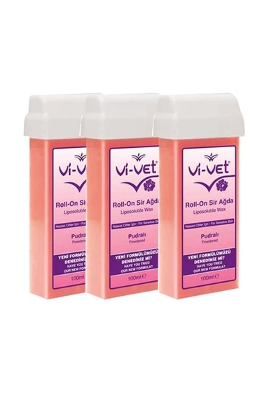 Vi-Vet Roll-On Sir Ağda Pudralı 100 ml 3 Ad. ürün görseli 1