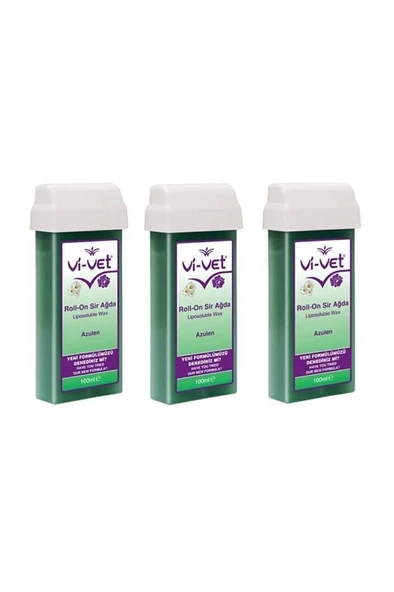 Vi-Vet Roll-On Sir Ağda Azulen 100 ml 3 Ad. ürün görseli 1