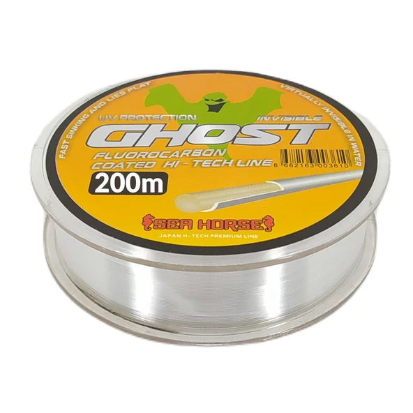 Sea Horse Ghost 200m Hayalet Misina Fluorocarbon Coated Şeffaf ürün görseli 1