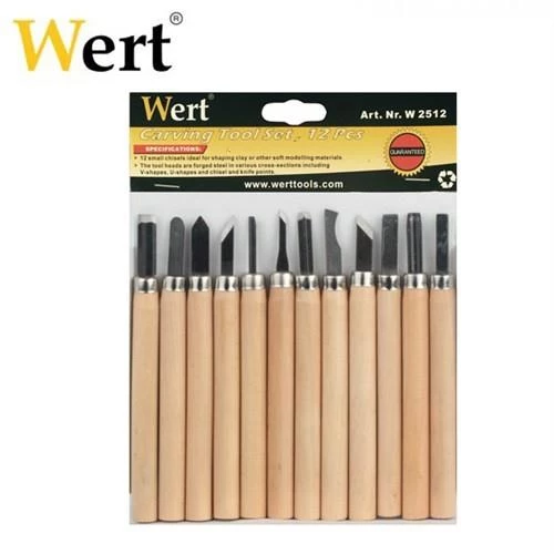 Wert 2512 Ahşap Oyma Bıçak Seti (12 Parça) Ağaç Oyma Hobi ürün görseli 1