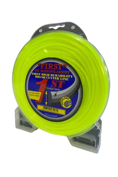 First Tırpan Misinası Misinesi Sarı 3.5 Mm 6 Köşe 39 Mt ürün görseli 1