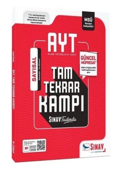 Sınav Yayınları AYT Sayısal Tam Tekrar Kitabı ürün görseli 1