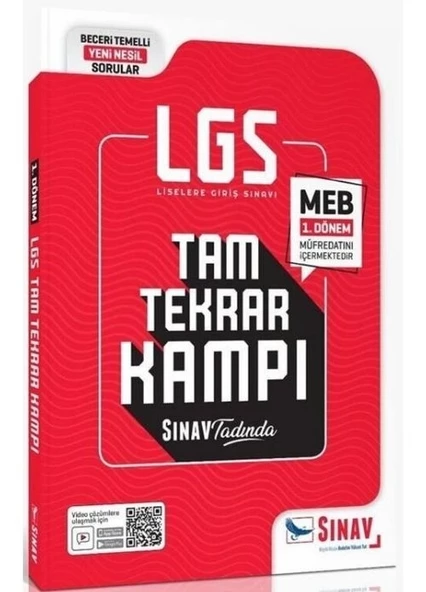 Sınav Yayınları 8.Sınıf 1.Dönem Tam Tekrar Kamp Kitabı ürün görseli 1