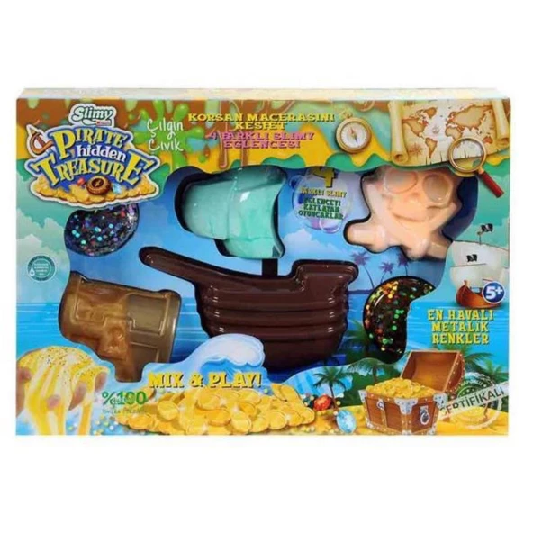 Slimy Korsan Temalı Kutulu Set - 33487 ürün görseli 1
