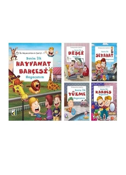 Damla Yayınevi Benim İlk Heyecanlarım Serisi 5 Kitap Takım ürün görseli 1