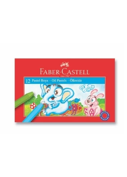 Faber Castel Karton Kutu Pastel Boya12 Li ürün görseli 1