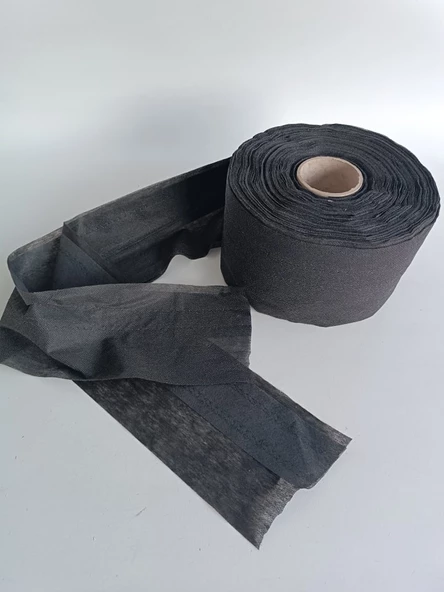 Rulo Elyaf Tela Siyah 10cmx50m - Resim 5