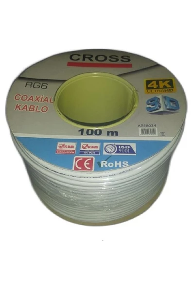 Çanak Anten Kablosu Rg6 U4  (64TEL) - Resim 4