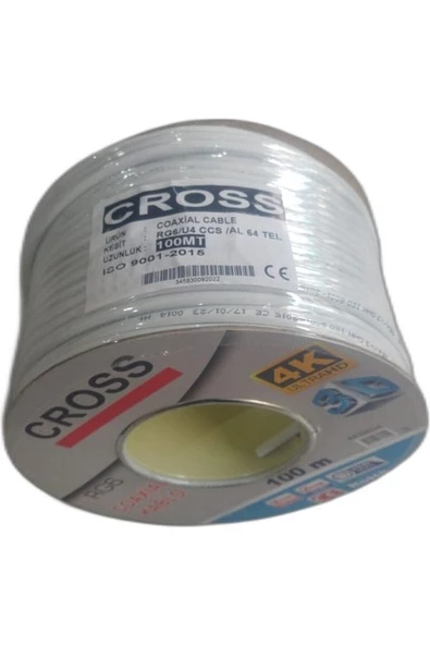Çanak Anten Kablosu Rg6 U4  (64TEL) - Resim 2